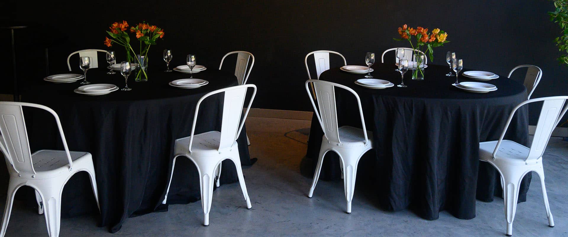 Event tables inside Twin Fork Beer Co